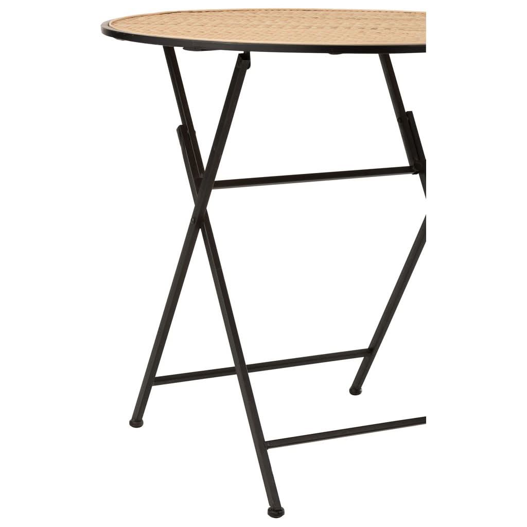 Tables d'Appoint Pliantes Bambou Métal - Designix