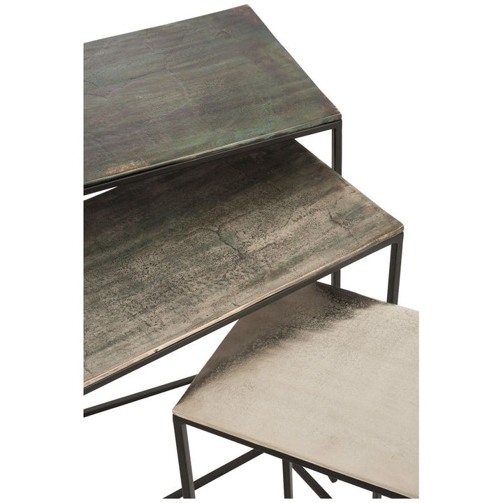 Tables D'Appoint Rectangulaires Aluminium - Designix