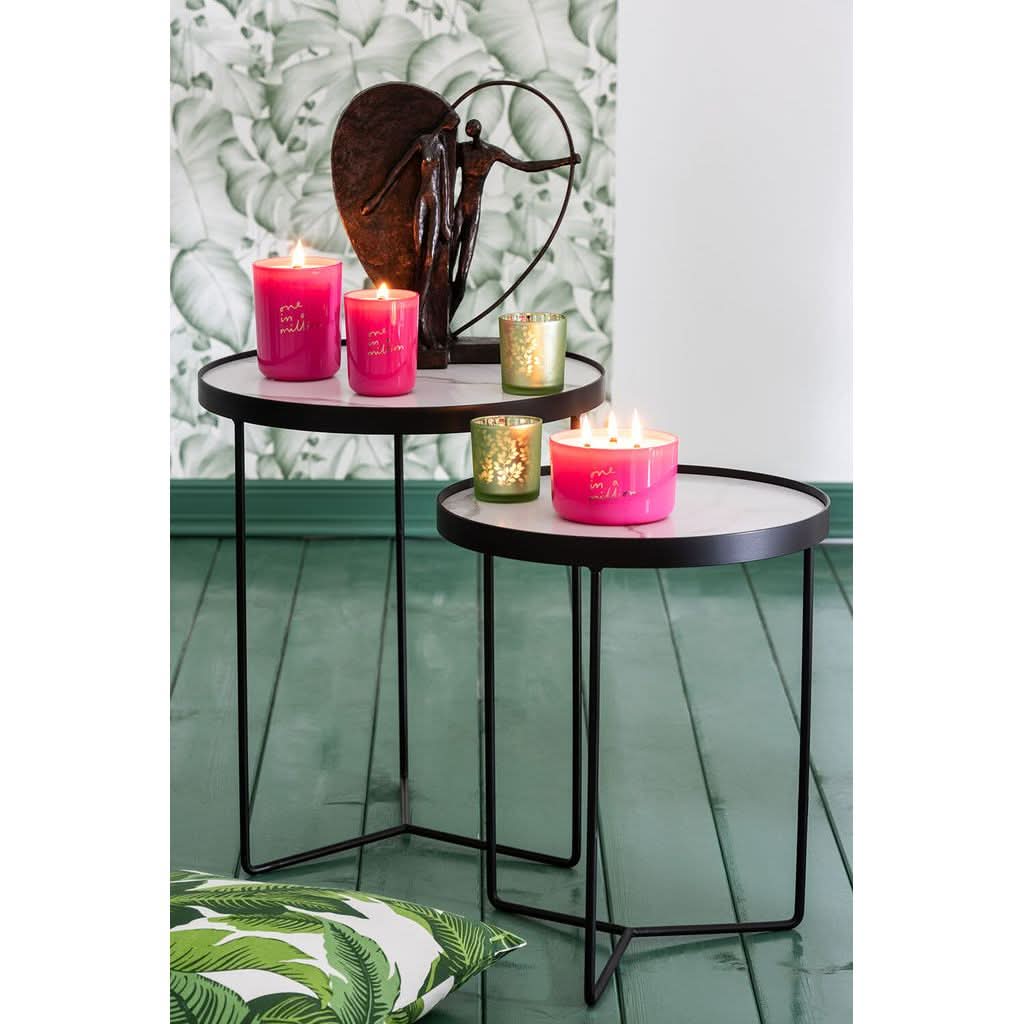 Tables D'Appoint Ronde Marbrées - Designix