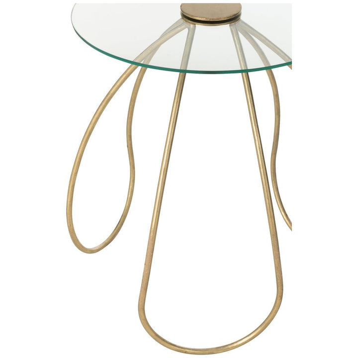 Tables D'Appoint Rondes Dorées - Designix