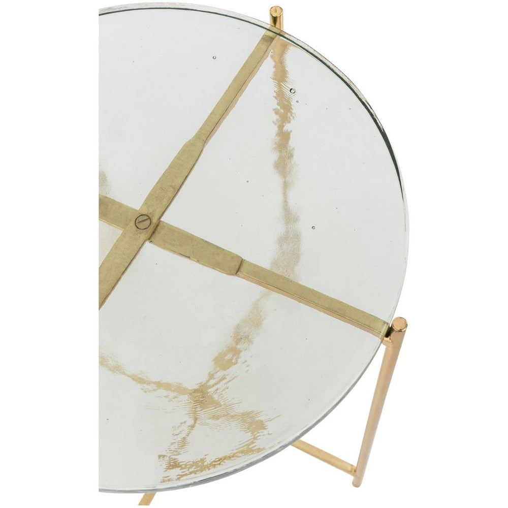 Tables D'Appoint Verre Fer - Designix