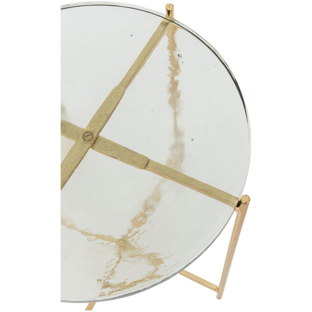 Tables D'Appoint Verre Fer - Designix
