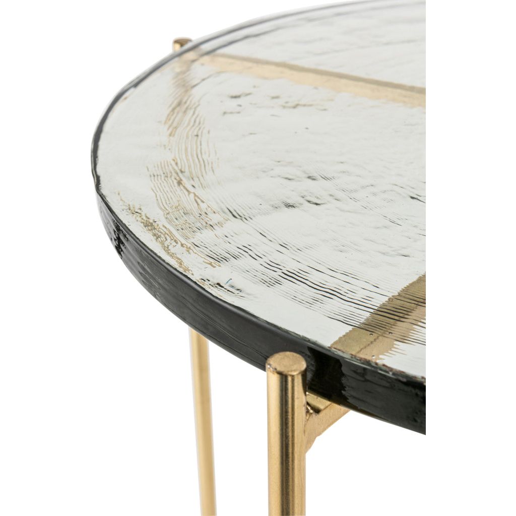 Tables D'Appoint Verre Fer - Designix