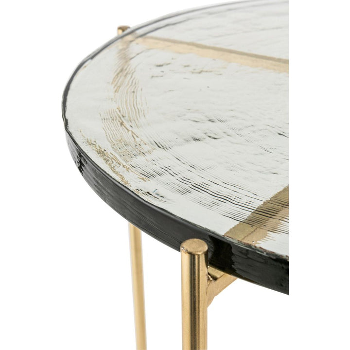 Tables D'Appoint Verre Fer - Designix