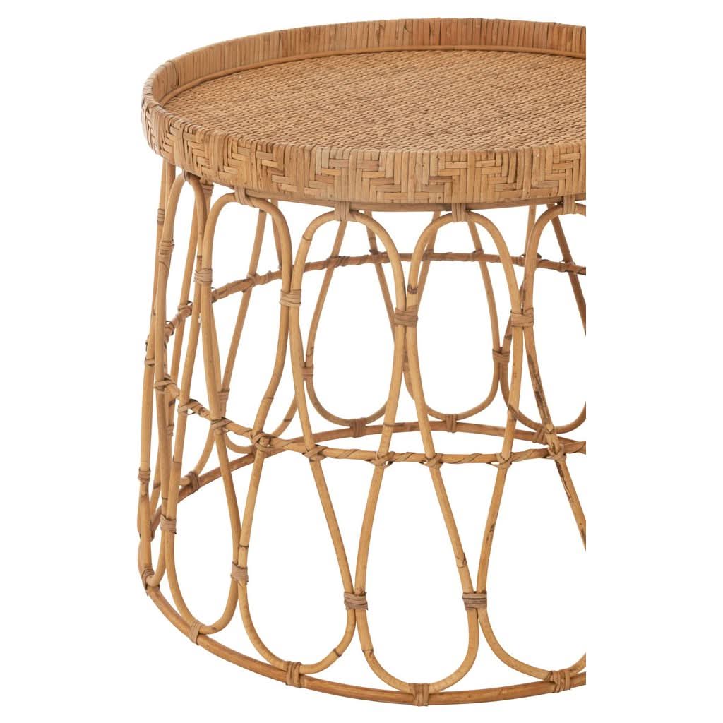 Tables Rondes Rotin Naturel