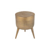 Tabouret Aluminium Doré Design