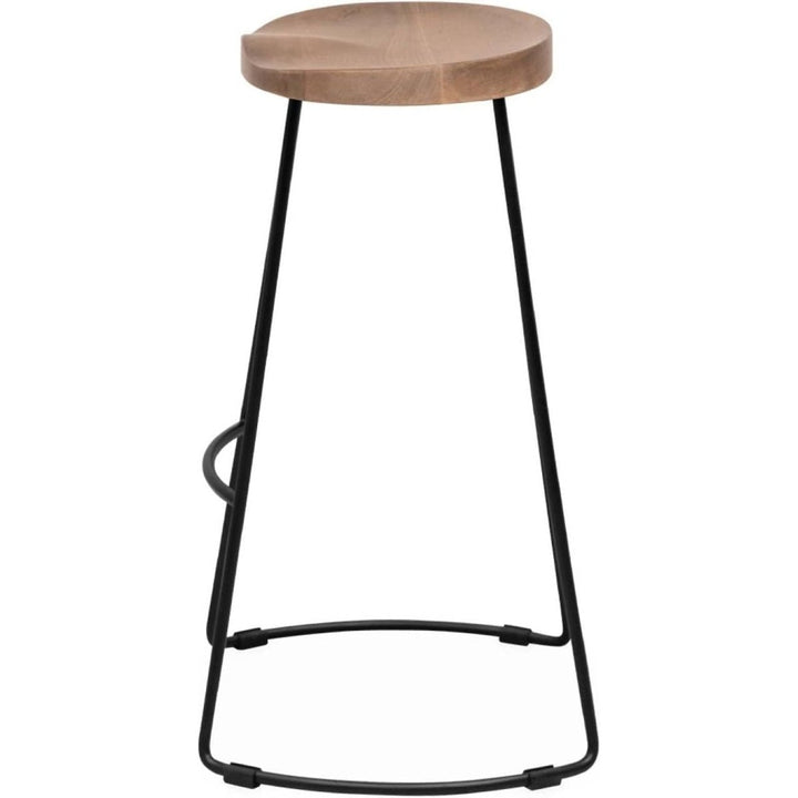 Tabouret Bar Bois Acier | Zenith - Designix Tabouret