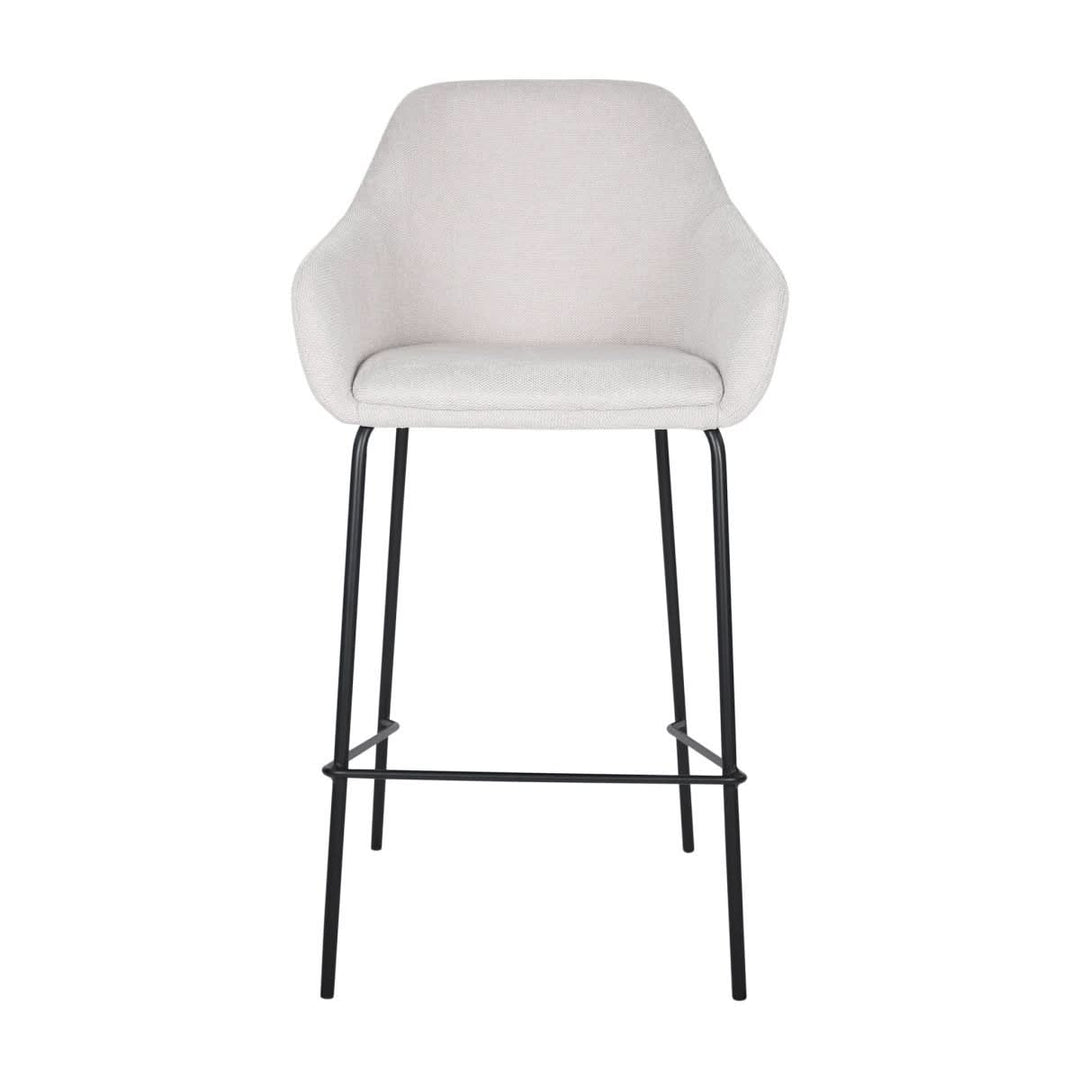 Tabouret de bar avec dossier et accoudoirs confortable | NOVA - Designix