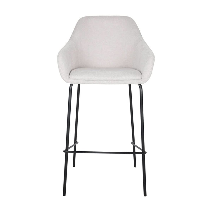 Tabouret de bar avec dossier et accoudoirs confortable | NOVA - Designix