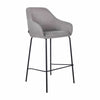 Tabouret de bar gris foncé et ergonomique confortable | NOVA