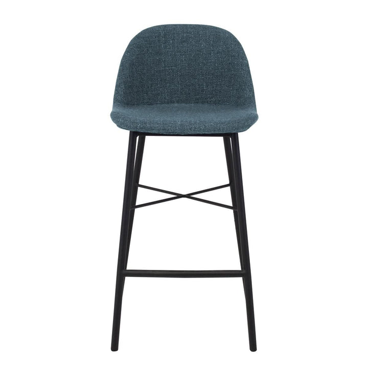 Tabouret de Bar Jade Bleu Confort Moderne Design Urbain | NOVA - Designix