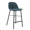 Tabouret de Bar Jade Bleu Confort Moderne Design Urbain | NOVA