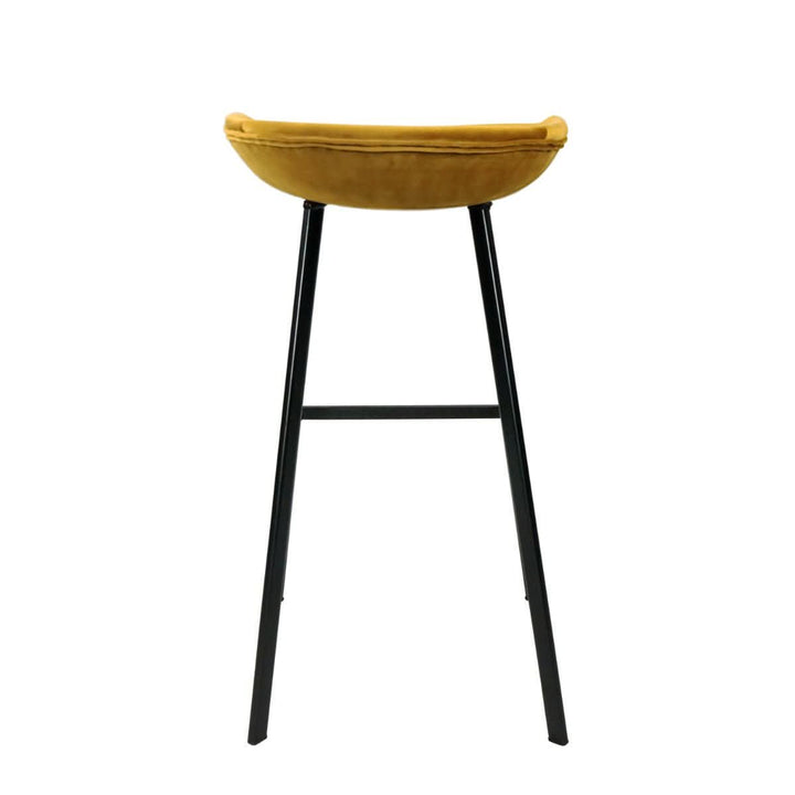 Tabouret De Bar Velours Moderne Luxueux Durable Chic | LUMI - Designix