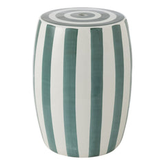 Tabouret Porcelaine Vert/Blanc