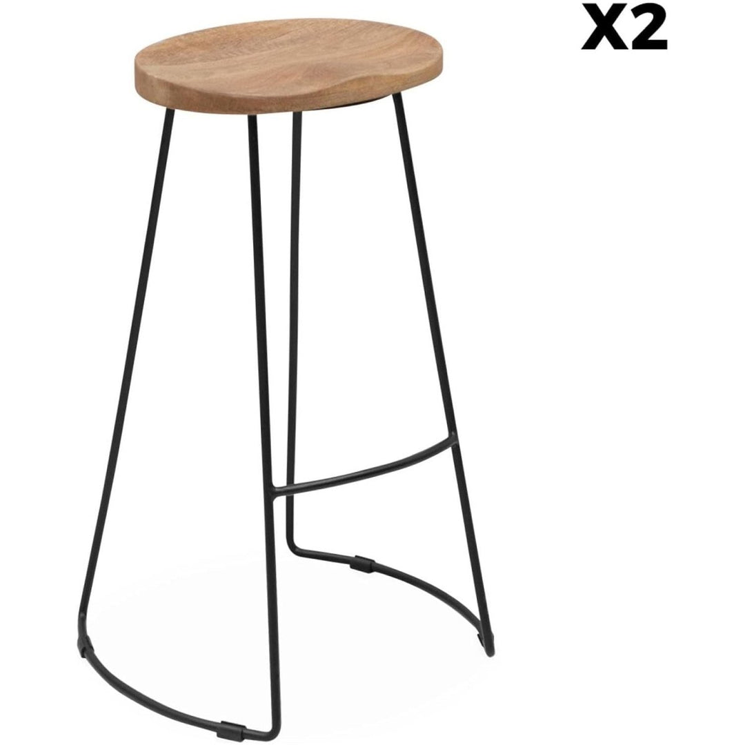 Tabourets Bar Manguier Acier | Utter - Designix Tabouret