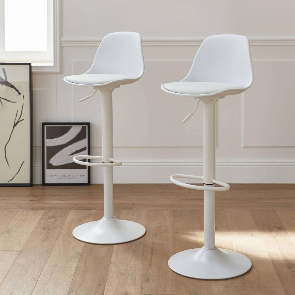 Tabourets Bar Simili Cuir Réglables | Oasis - Designix Tabouret