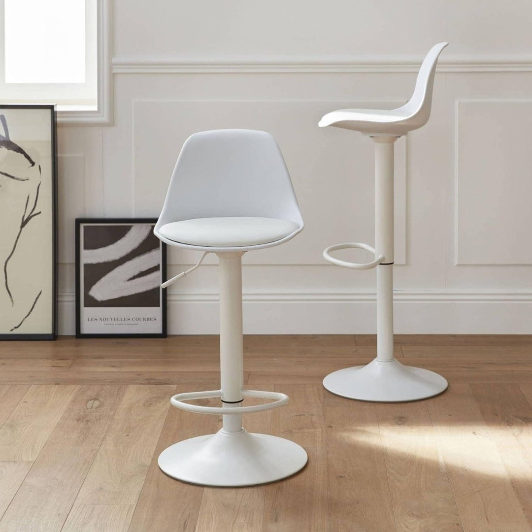 Tabourets Bar Simili Cuir Réglables | Oasis - Designix Tabouret