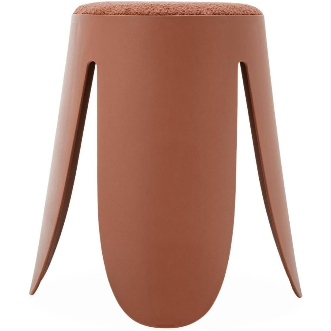 Tabourets Bouclette Texturée Terracotta | Cyan - Designix Chaises