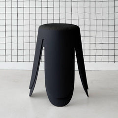 Tabourets Empilables Bouclette Noirs | Jonc