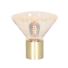 Lampe Table Ambiance Laiton Verre