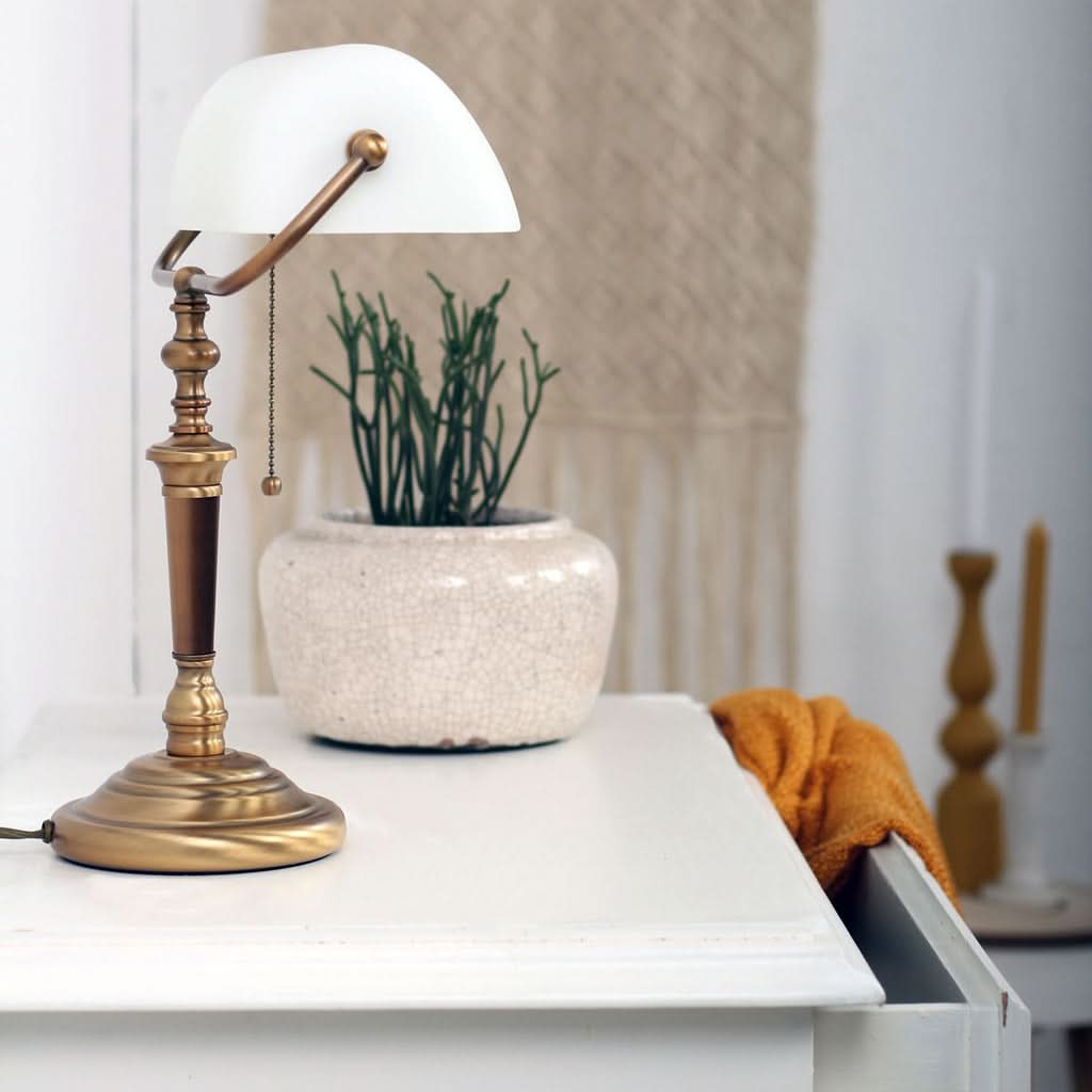 Lampe de table Ancilla 6186BR Bronze | Designix - - https://designix.fr