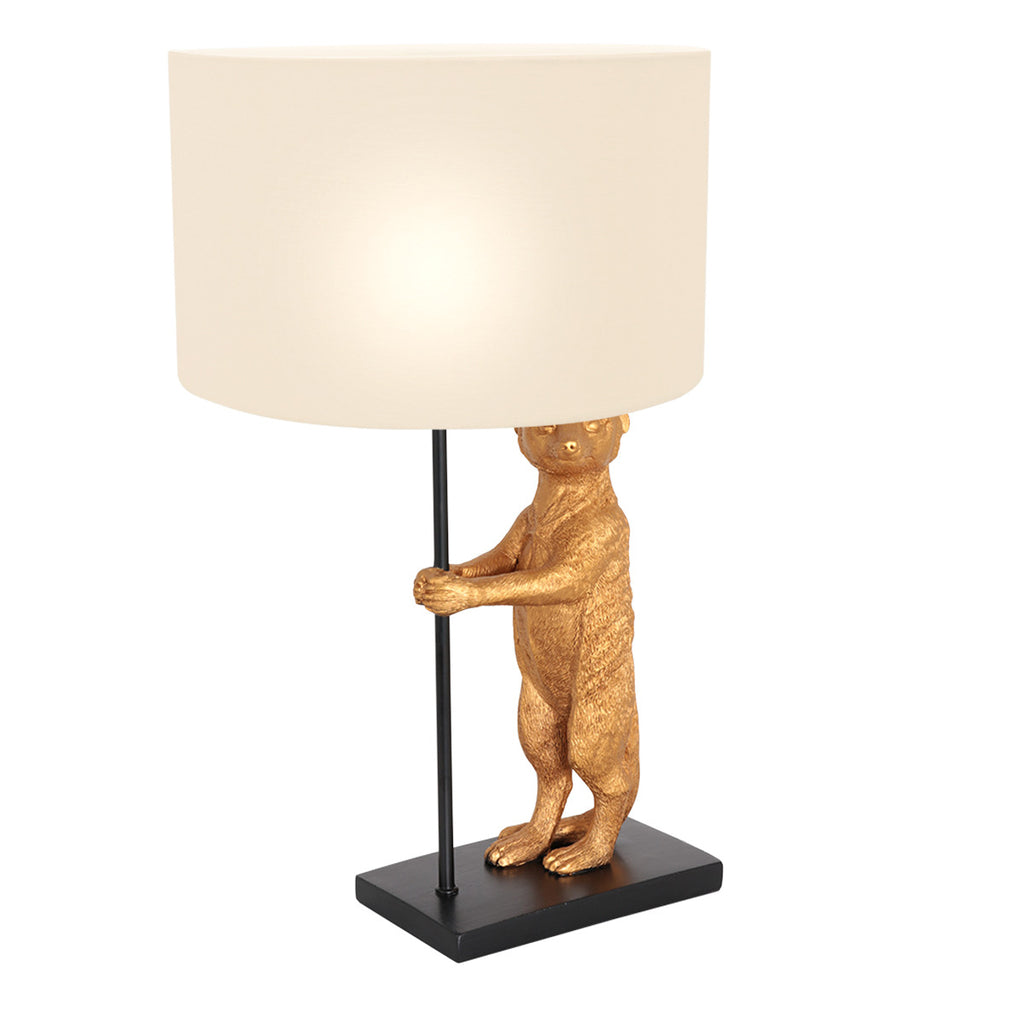 Lampe de table Animaux 3126ZW+K73962S Noir et Blanc Chintz | Designix - - https://designix.fr