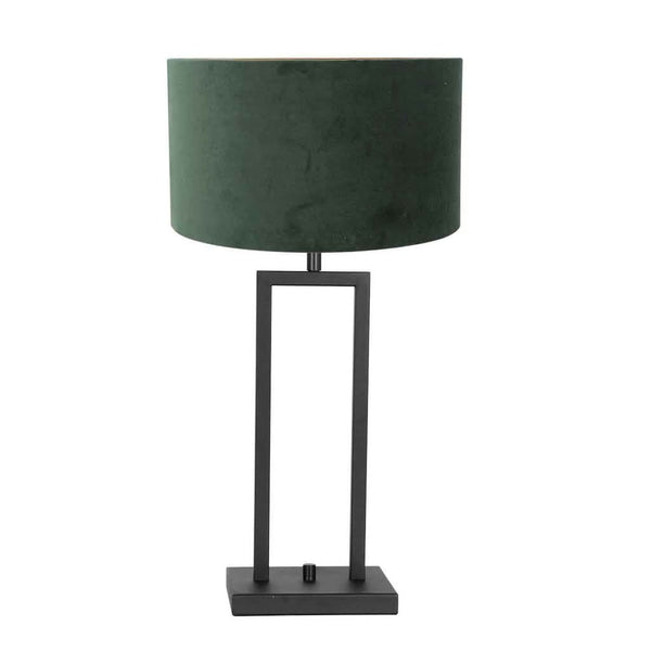 Lampe Table Noir Velours Vert