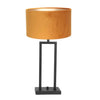 Lampe Table Noir Velours Or