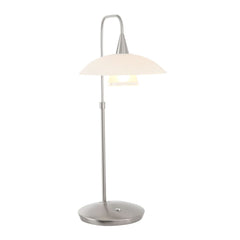 Lampe Table LED Acier Brossé