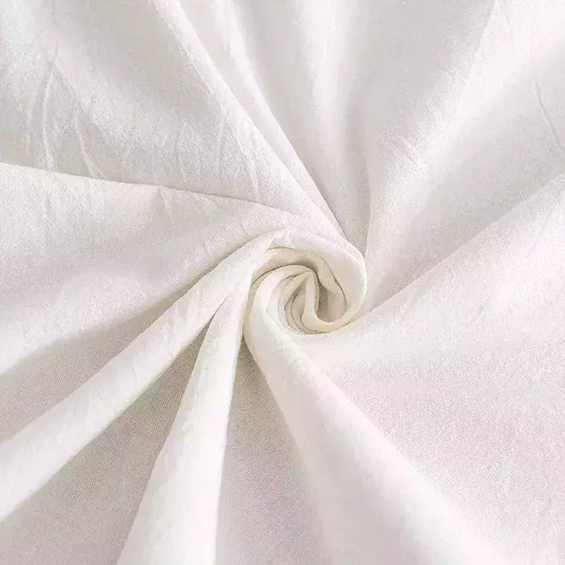 Taie d'Oreiller 100% Coton | Confort - Designix Taies d'oreiller Blanc 2 pièces 70x70 cm