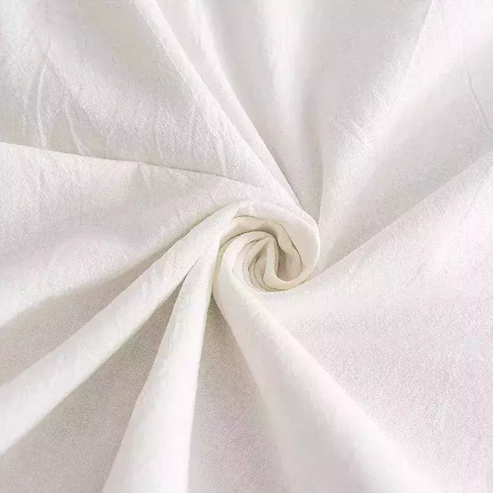 Taie d'Oreiller 100% Coton | Confort - Designix Taies d'oreiller Blanc 2 pièces 70x70 cm