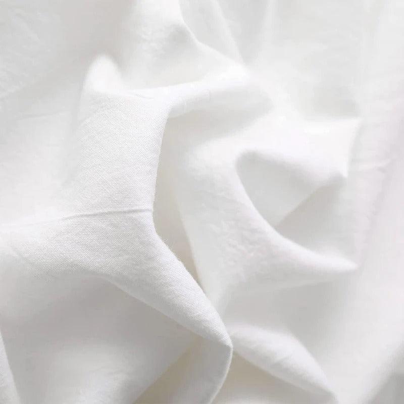 Taie d'Oreiller 100% Coton | Confort - Designix Taies d'oreiller Blanc 2 pièces 70x70 cm