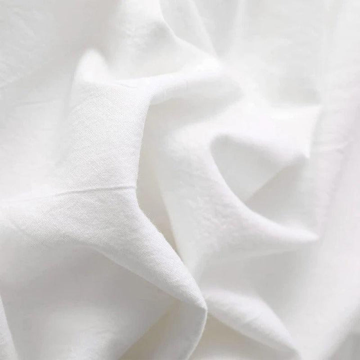 Taie d'Oreiller 100% Coton | Confort - Designix Taies d'oreiller Blanc 2 pièces 70x70 cm