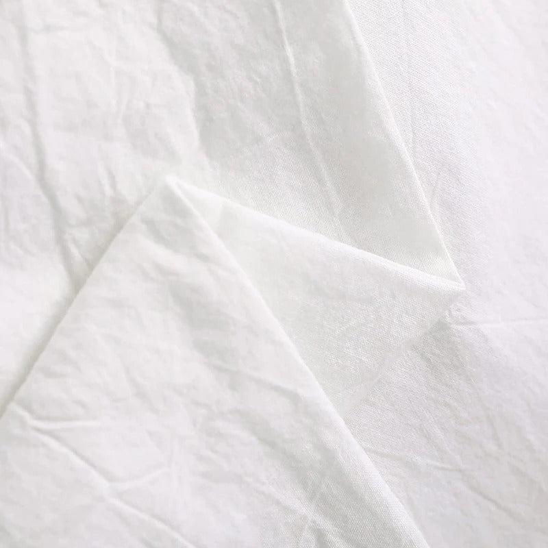 Taie d'Oreiller 100% Coton | Confort - Designix Taies d'oreiller Blanc 2 pièces 70x70 cm