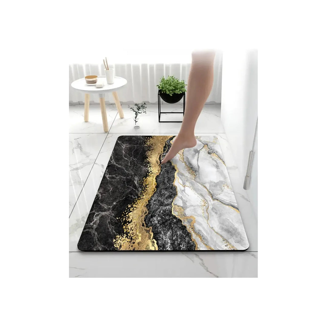 Tapis Absorbant Salle de Bain | Élégance | Designix - Tapis - https://designix.fr/