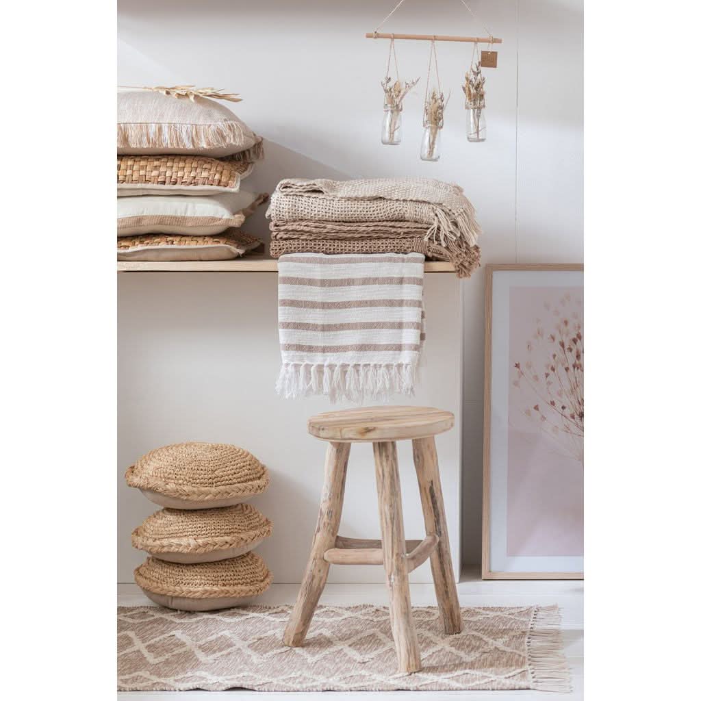 Tapis Coton Beige Zita