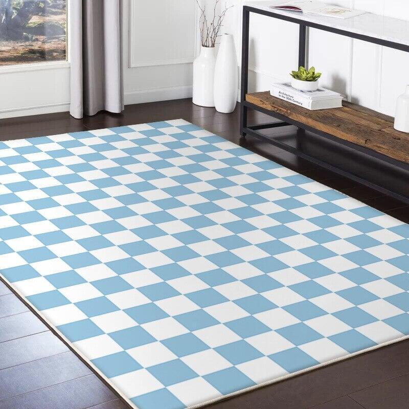 Tapis | 9999 description polyester | Designix - Tapis Bleu 80x120cm  - https://designix.fr/