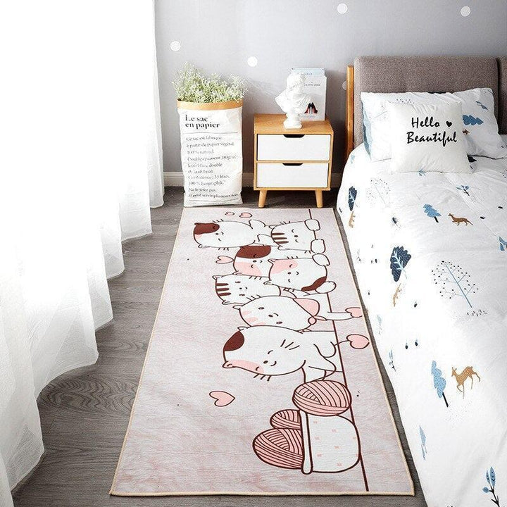 Tapis de Sol Enfant | Fusion Créative | Designix - Tapis Chats 60x160 cm  - https://designix.fr/