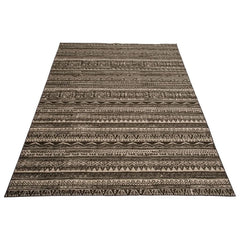 Tapis Ethnique Acrylique Marron Grand