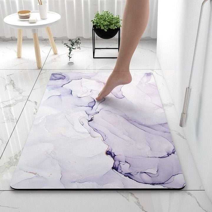 Tapis Salle de Bain Design | Fusion de Styles | Designix - Tapis Violet 50 x 80 cm  - https://designix.fr/