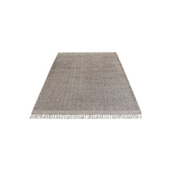 Tapis Viscose Noir Blanc Gris