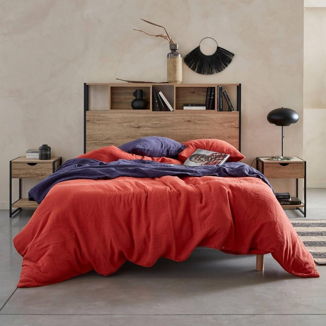 Tête Lit Industrielle Rangement | Drakkar - Designix Tête de Lit