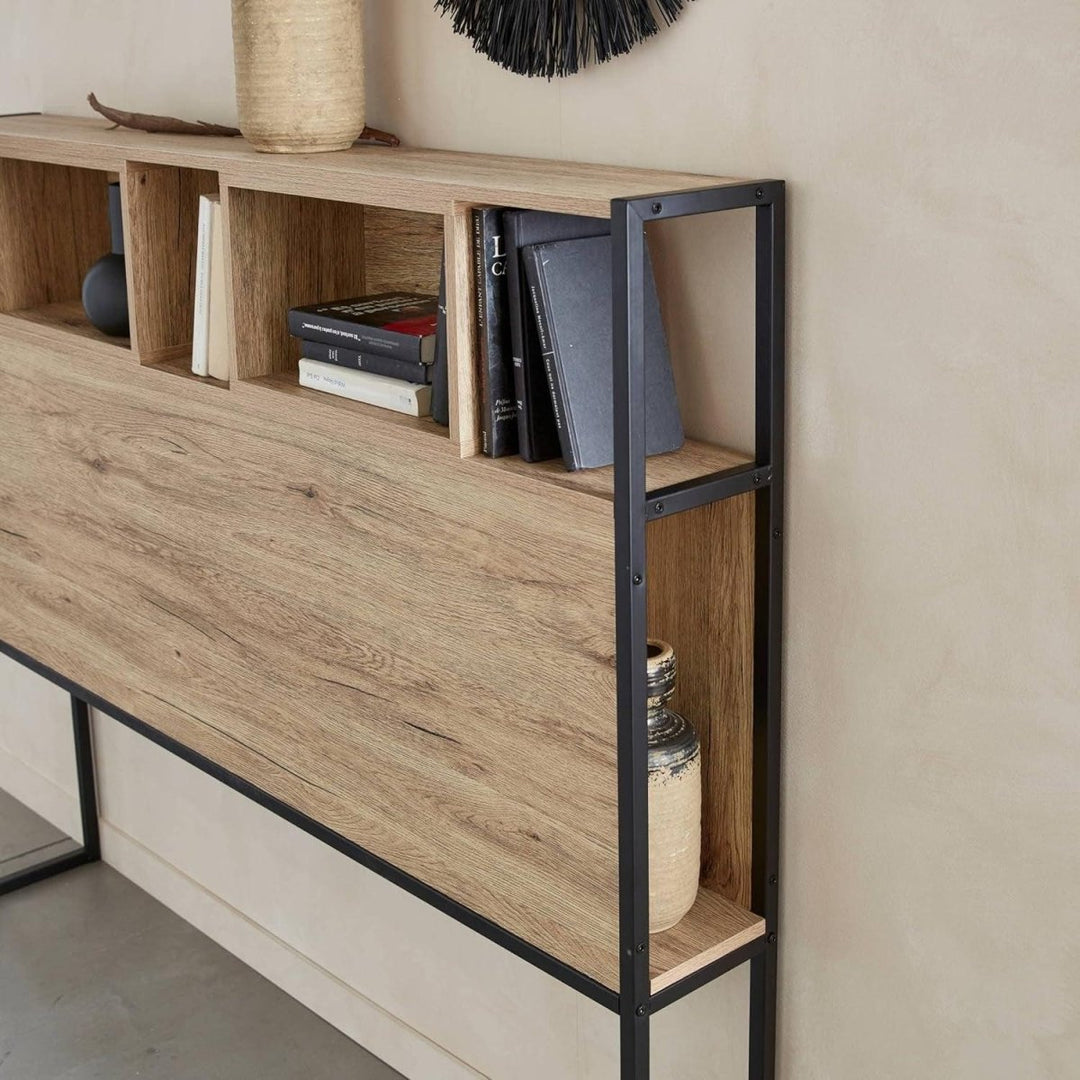 Tête Lit Industrielle Rangement | Drakkar - Designix Tête de Lit