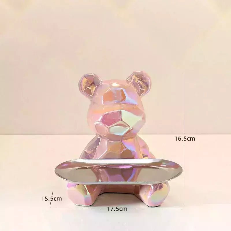 Tirelire Ours Céramique Émail | Sola - Designix Vide poche E