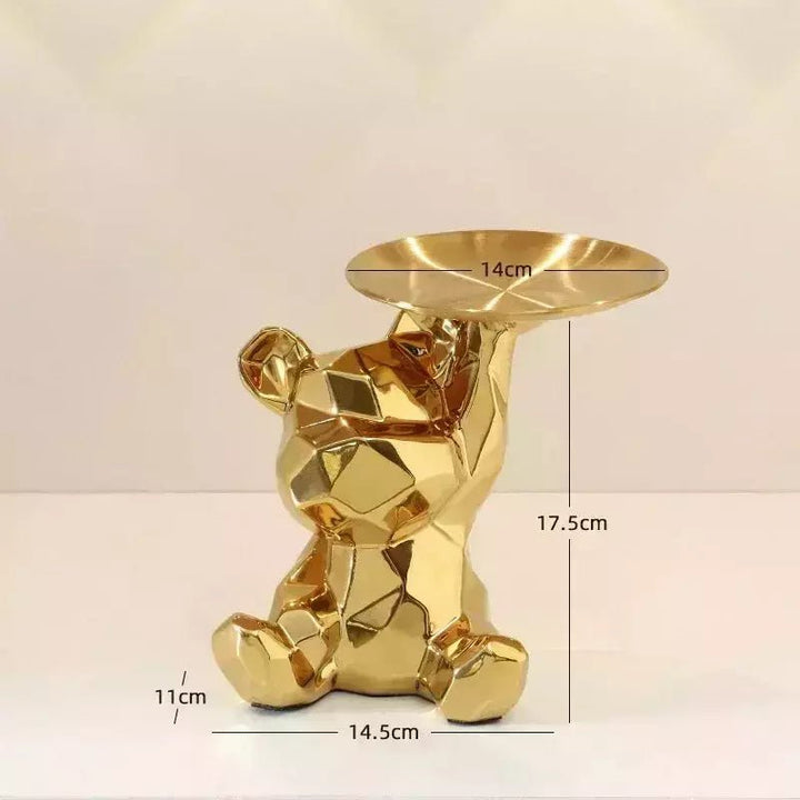 Tirelire Ours Céramique Émail | Sola - Designix Vide poche G