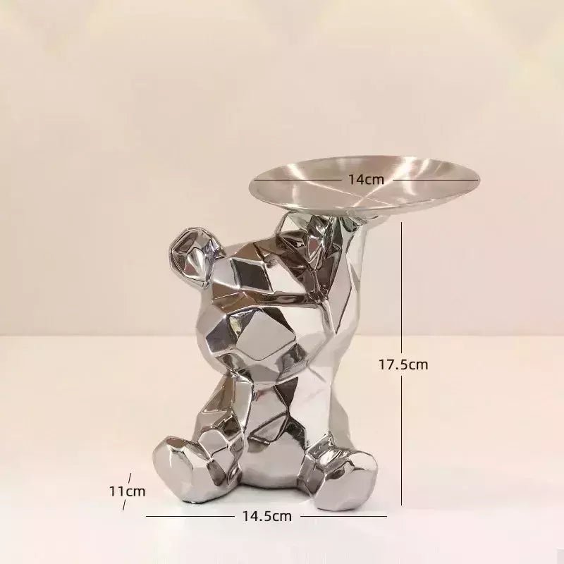Tirelire Ours Céramique Émail | Sola - Designix Vide poche H