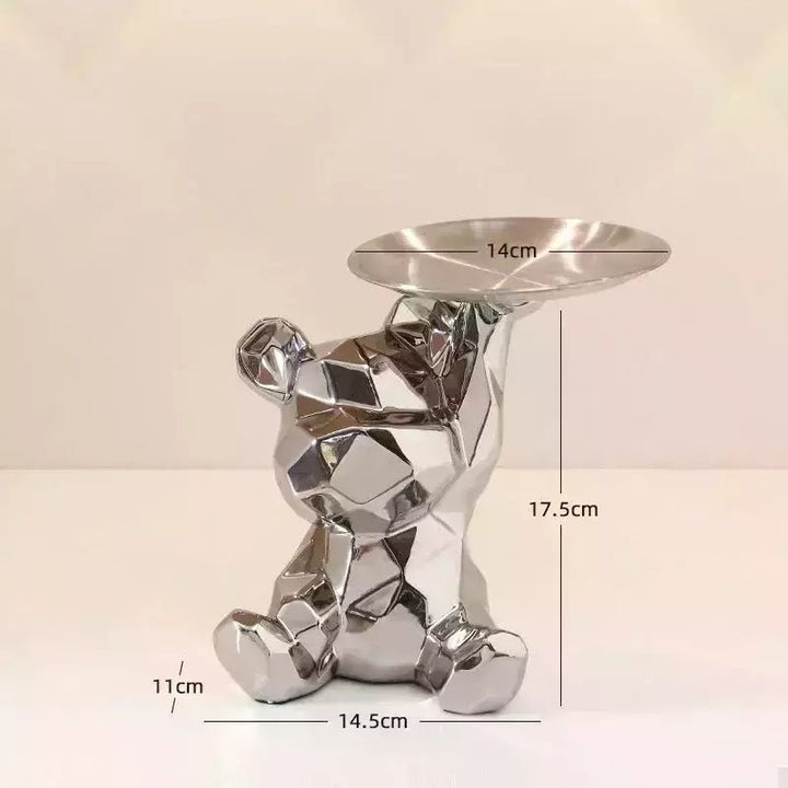 Tirelire Ours Céramique Émail | Sola - Designix Vide poche H