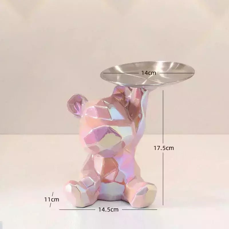 Tirelire Ours Céramique Émail | Sola - Designix Vide poche K