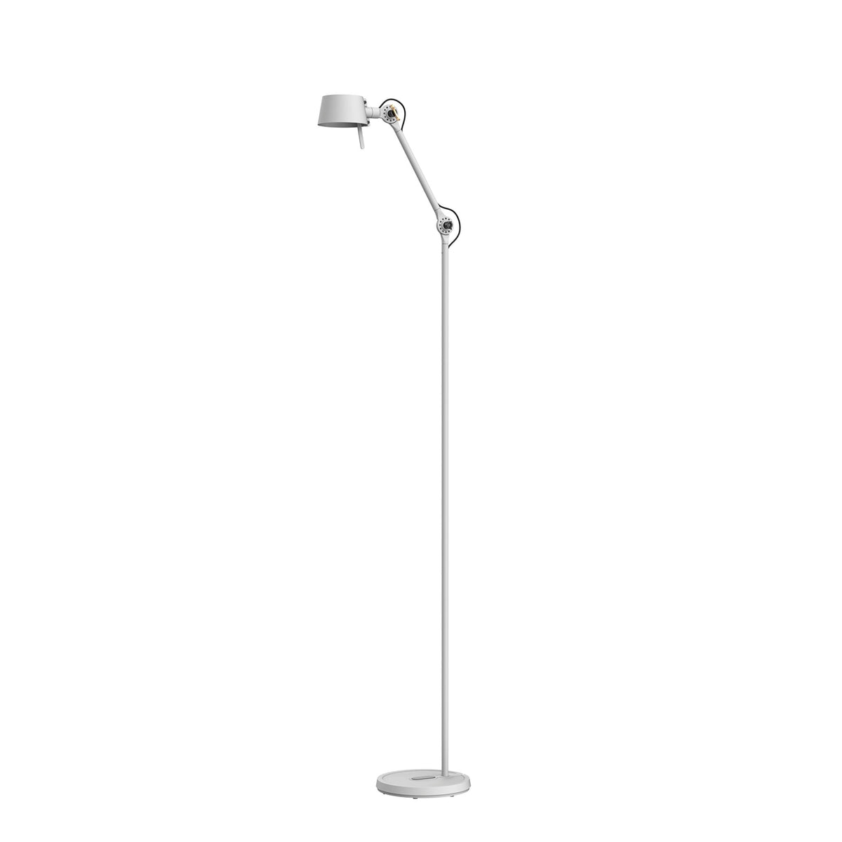 Lampadaire LED Bolt10 Blanc brume Noir