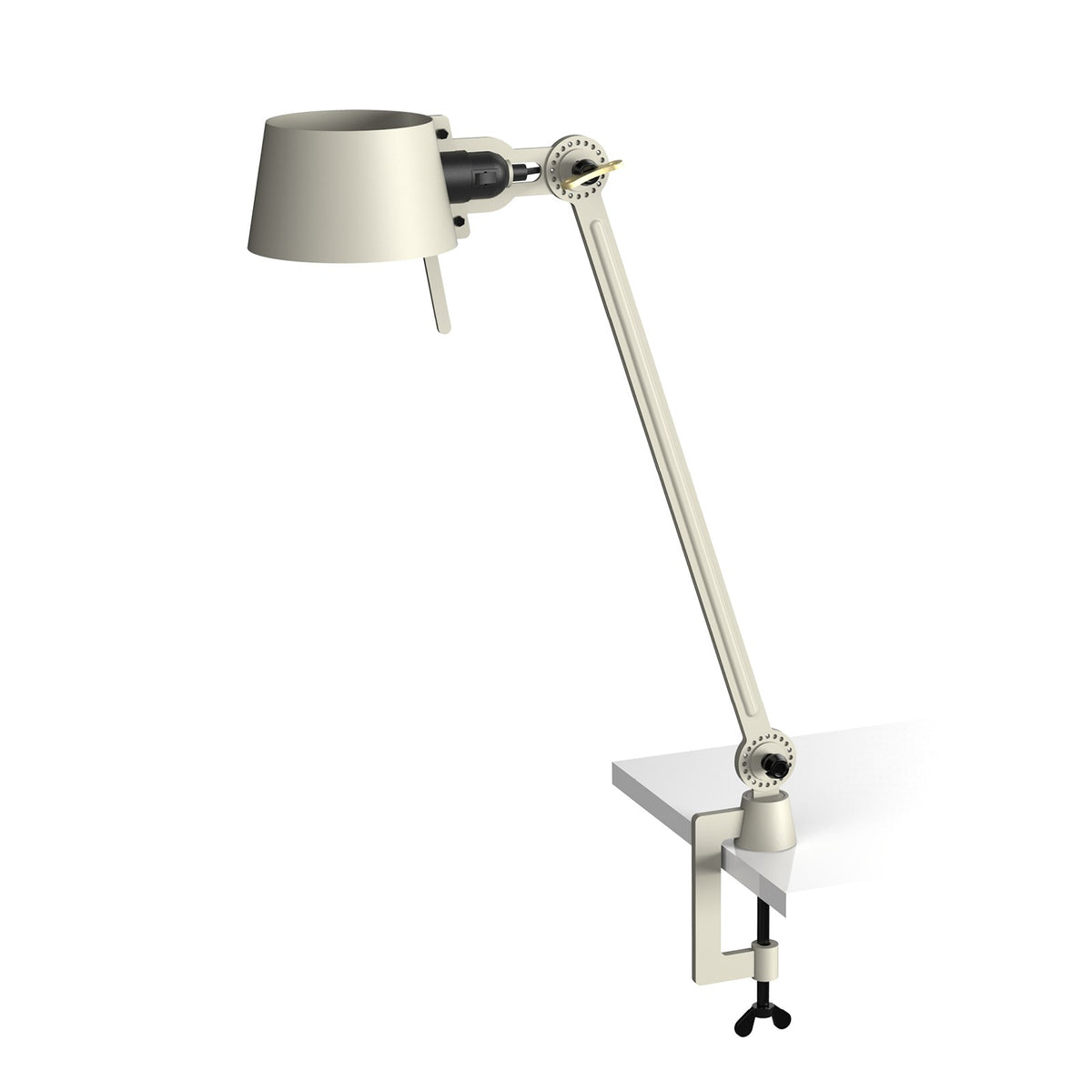 Lampe de bureau Bolt 1 bras à pince Gris cendré